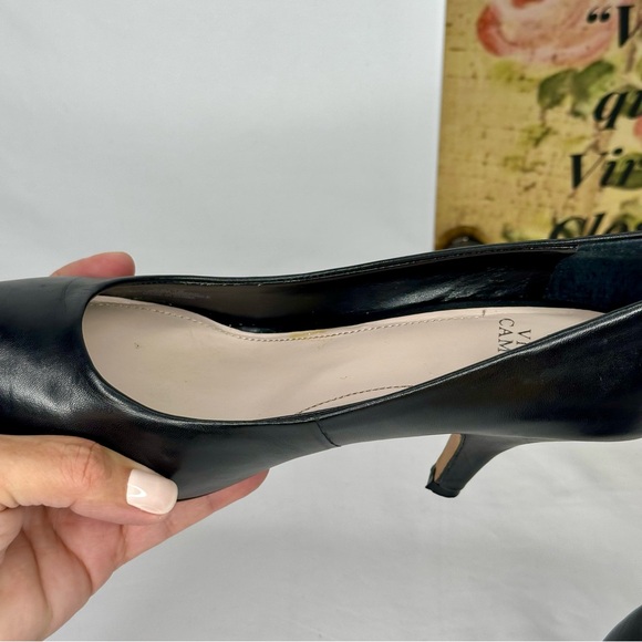 Vince Camuto Black Women's Pumps Mid Heels Size 9 - Picture 12 of 16
